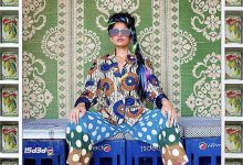 A picture of a stylish woman taken by the master of Moroccan Pop Art, Hassan Hajjaj