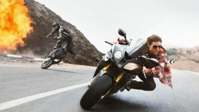 Bike chase scene in Morocco in the movie Mission Impossible: Rogue Nation in 2015